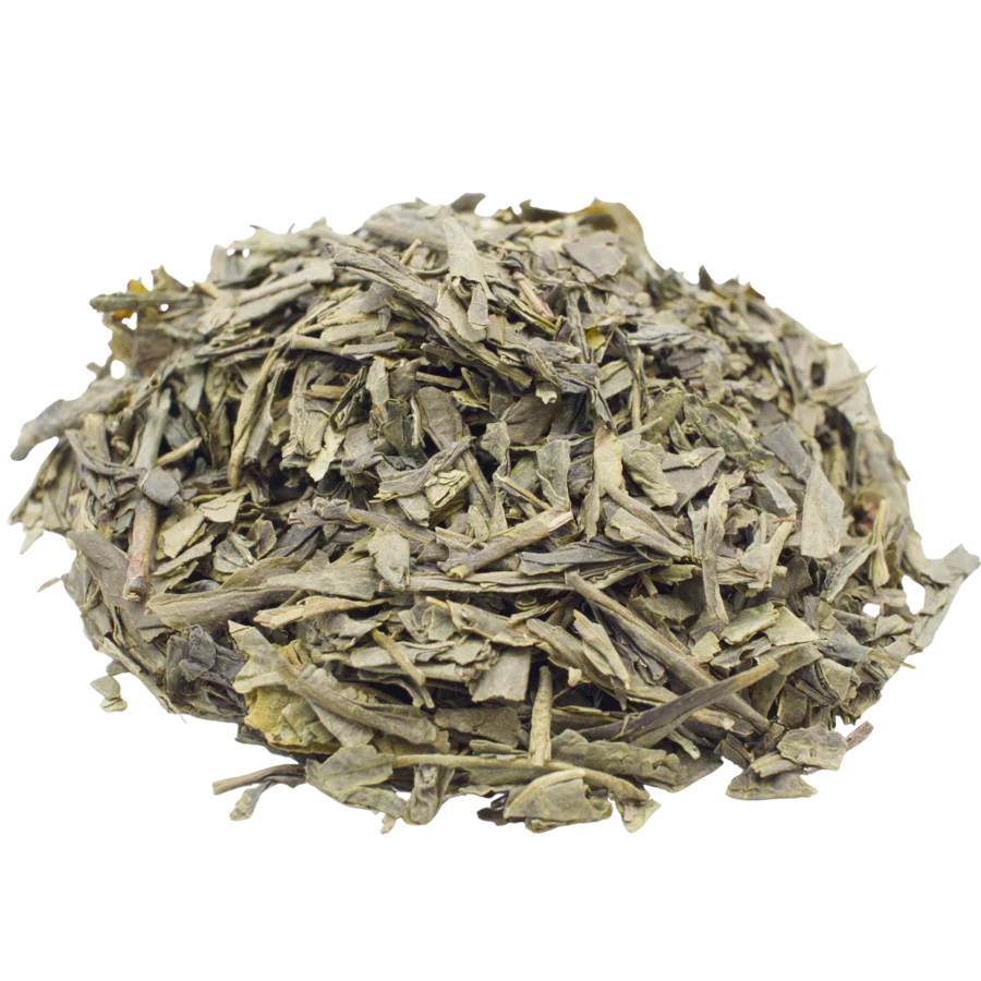 Feuilles de thé vert Sencha en vrac
