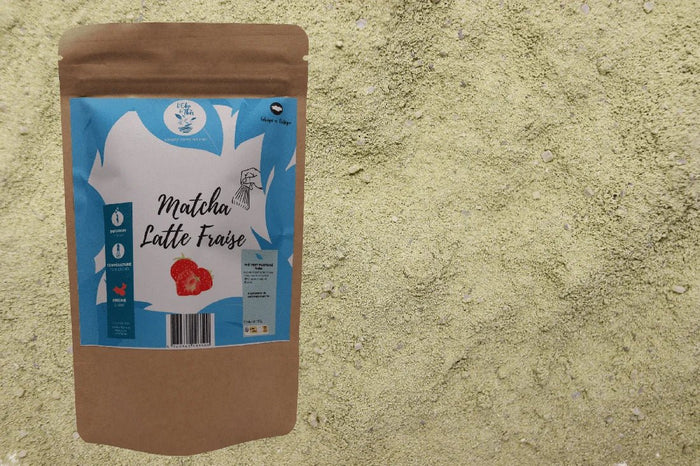 Matcha latté Fraise